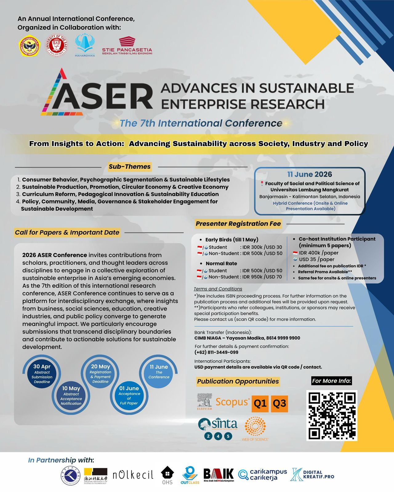 Thumbnail untuk Call for Papers ASER 2026: Kolaborasi Institusi & Peluang Publikasi Ilmiah