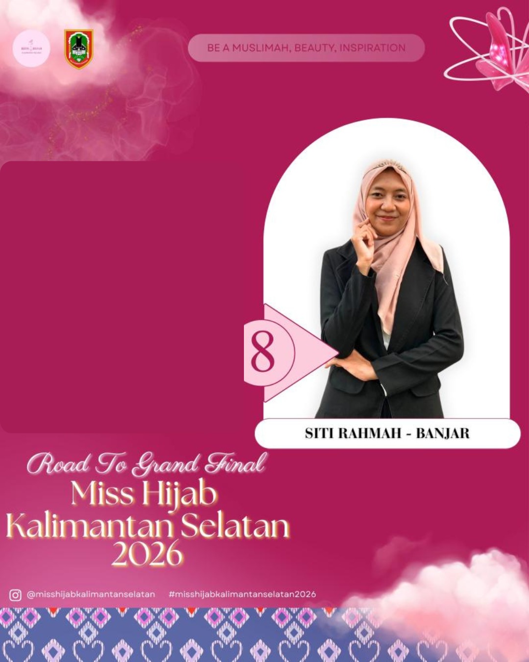 Gambar untuk Juara 3 mis hijab kalimantan selatan