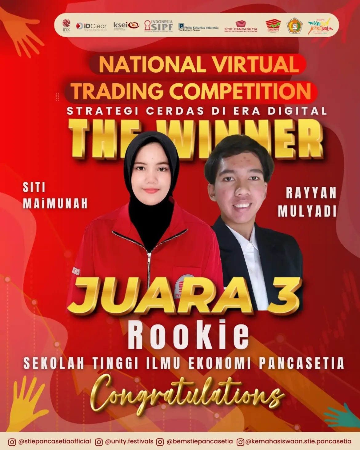 Gambar untuk Juara 3 National Virtual Trading Competition