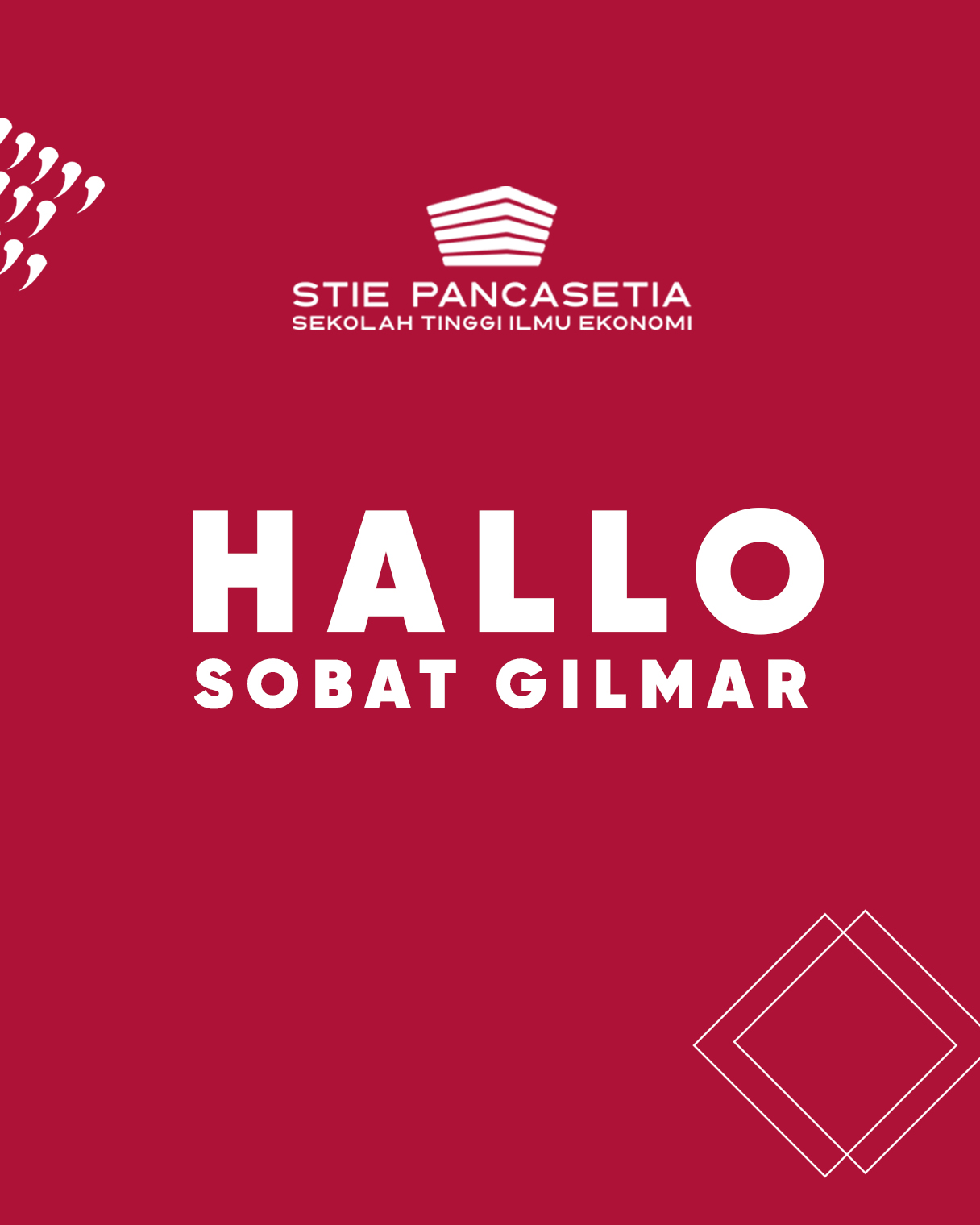 Thumbnail untuk Halo Mahasiswa/i STIE Pancasetia